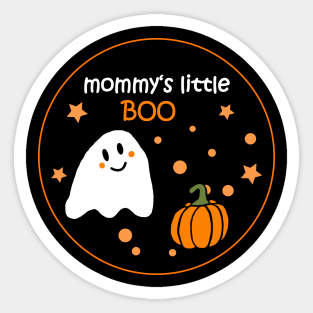 Mommy's Little Boo Halloween Costume Sticker